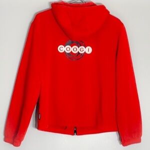 Vintage 90s Coogi Sport Hooded Red Zip sweatshirt women’s medium